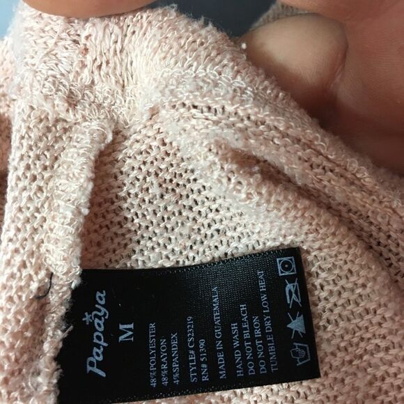 Papaya Hoodie Sweater M EUC - Picture 4 of 5